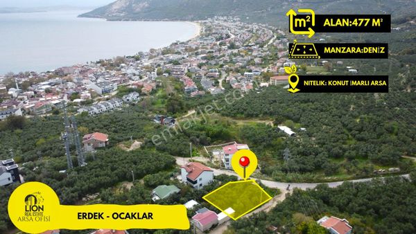 Lion Emlaktan Ocaklar Mahallesinde Şahane Konumlu %20 İmarlı Satılık Arsa