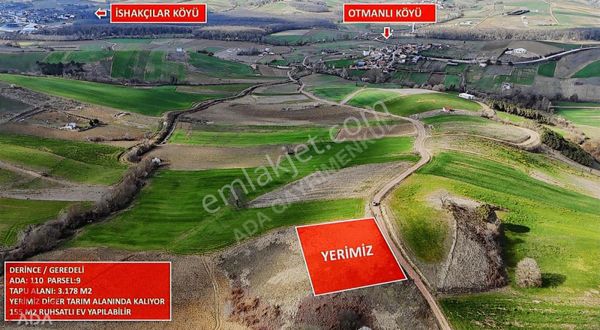 Derince Geredelide Manzaralı 3.178 M2 %5 İmarlı Satılık Tarla