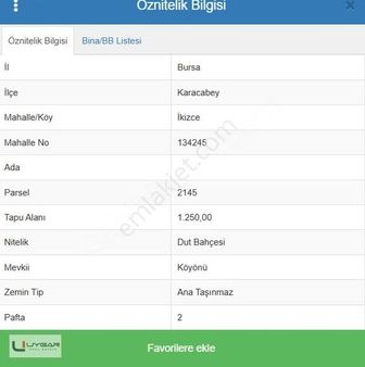 Karacabey İkizce Mahallesinde Göl Manzaralı 1.250 M² Arsa