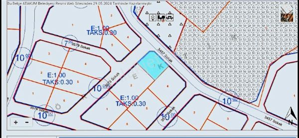 Alanlıda Önü Kapanmaz Köşe Parsel Satılık Fırsat Arsalar