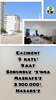 Gazikenttin En Sakin Bölgesinde Ful Bakımlı Daire