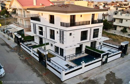 Didim Efeler Mah Müstakil Havuzlu 3+1 Açık Mutfaklı Köşe Başı Trıplex Villamız Satışdadır