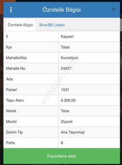 Kuruköprü De Anayola Yakın Tarla