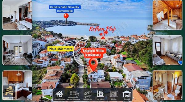 Kefken Sahilde Müstakil Triplex Villa