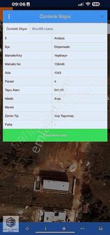 Antalya Döşemealtı Yeşilbayırda Satılık Villa Arsası