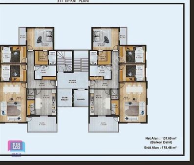 Dialog Skala 3.500.000 Sağlıkcılar Nefes 3 3+1 Doğanköy 140 M2