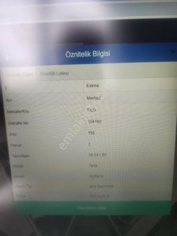 Edirne Elçili Köyünde Satılık Tarla