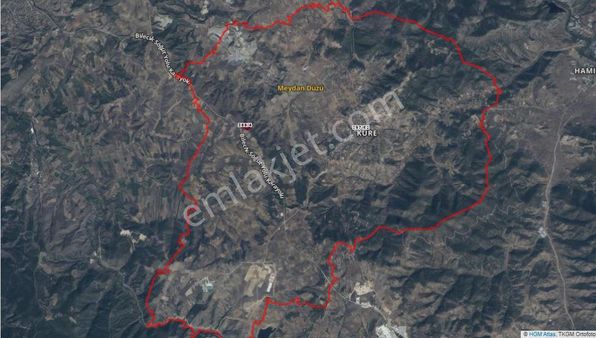 Bilecik Söğüt İlçesi Küre Köyü Satılık Tek Tapu Müstakil Arsa