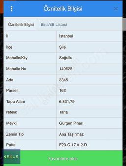 Sile Ağva Soğullu Da Satılık Yatırımlık Arsa