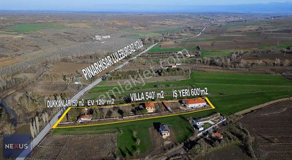Kırklareli Lüleburgaz'da Anayola 42m Cepheli 8554 M² İmarlı Arsa