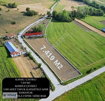 Hisardan Kavakda-komple Çevrili-500m2 Kapalı Ahır-asfalt Y. Cphe