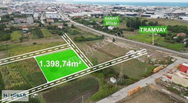 Hisar'dan Tekkeköy Cırakman'da Satılık Ticari İmarlı Arsa