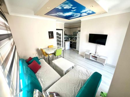 Yükselden Altınkumda Denize 500m Full Eşyalı Arakat Ön Cephe 1+1