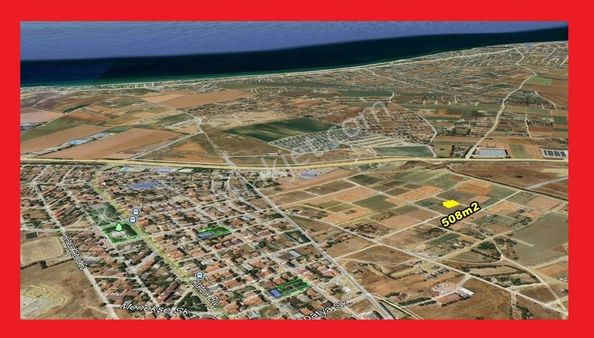E5 Karayoluna Yakın 508m2 2 Kat Villa İmarlı 508m2 Tek Tapu Arsa