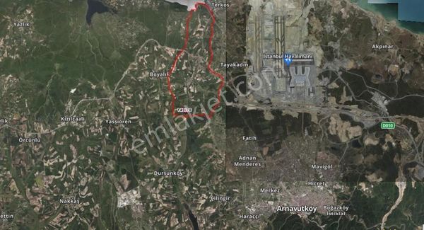 İstanbul Arnavutköy Baklalı 250 M2 Satılık Arsa