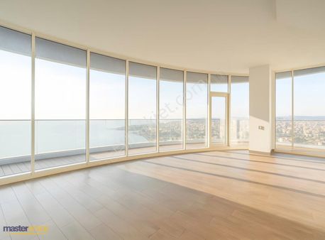 İstmarin Deniz Manzaralı Geniş Kullanımlı Satılık Boş 3.5+1