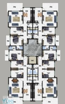 Denizli Yenişafak Ta 2+1 120 M2 Panjurlu Lansmana Özel Satılık Lüks Satılık Daire