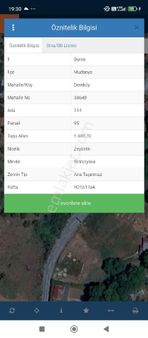 Bursa Mudanya Dereköy Mahallesi Satılık 1.489 Mt2 Zeytinlik