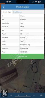 Kozanlar Gayrımenkul'den Pursaklar'da Satılık Tek Tapu Tarla...