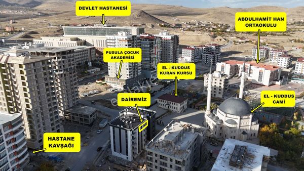 E.gökal 1+1 Hastane Karşısı Sıfır Lüx İçi Yapılı Mükemmel Konum