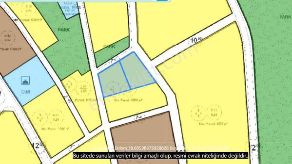 Talas Yukarı Da Muhteşem Manzaralı Satılık Villa Parseli