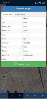 Silifke Kavak Mahallesi 10.500.00m2 Yatırım Kıl Tarla