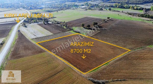 Kırklareli Vize Doğanca Mahallesinde Satılık Arazi