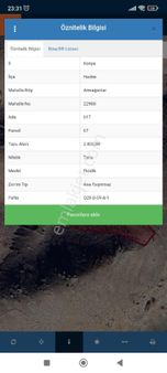 Hadim Armağanlarda 2800m Satılık Tarla