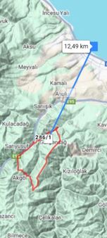 Ali Erişgin'den Satılık Tarla İlkadım Gürgendağı Mah'de 2243 M2