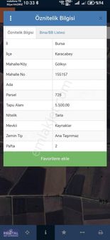 Karacabey Gölkıyı 5500 M2 Tek Tapu