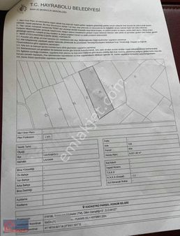Hayrabolu Lahanada Satılık Hisselı Cap Muvaffakatnamelı Arsalar