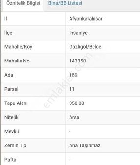Lotus'tan Gazlıgöl Merkezde Ticari Arsa