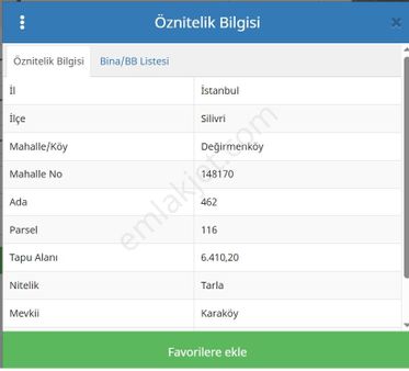 Silivri Değirmenköyde Rüzgar Gülü Yanı 2 Prsel Toplam 12.636 M2