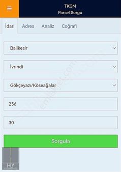 Hly Gayrimenkulden İvrindi Gökçeyazı Mah.de Satılık 5000m2 Tarla