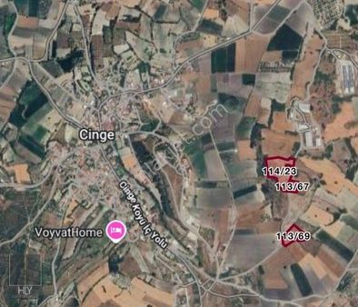 Hly'den Cingede Yeni Villalar Karşısında Satılık 4890m2 Cevizlik