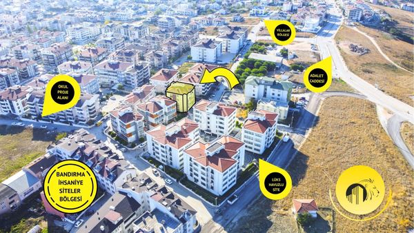 🟨⬛bandırma İhsaniye'de Semtin En Kıymetli Konumunda 3+1 Satılık Daire⬛🟨