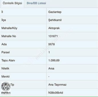 Aktoprak'ta Konut İmarlı Arsa