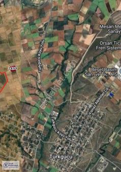 Türkgücü Toki'ye 1.5 Km Mesafede Yatırıma Uygun 8500 M² Arazi