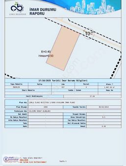 Önerler Mahallesi Altyapısı Hazır 3 Kat İmarlı 1667 M2 Arsa