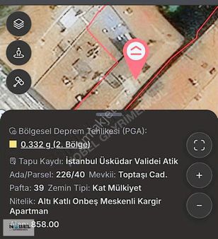Katmülkiyetli 2+1 Satılık Daire Üsküdar (videolu İlan)