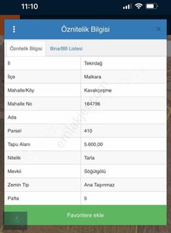 Malkara'nın Kalbi Kavakçeşmede Fırsat Arazi