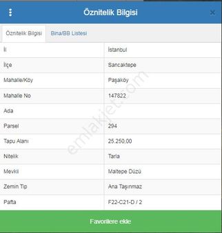 Paşaköy De Yatırımlık Satılık Fırsat Arsa