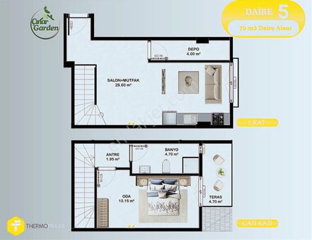 Tarcanlar'dan Emekevler'de Modern Eşyalı Lüks Proje