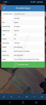 Ergene Pınarbaşı Satılık Tarla