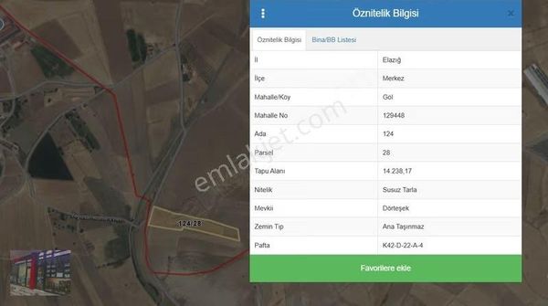 Emre Gm/den Göl Köyünde Yolu Asfalt Yatırım İçin Fırsat Tarla