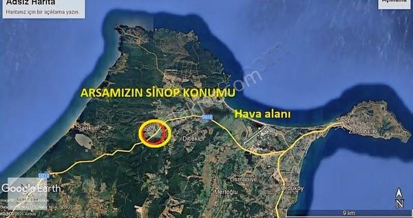 Siinop Abalı Cadde Üstü Tarla