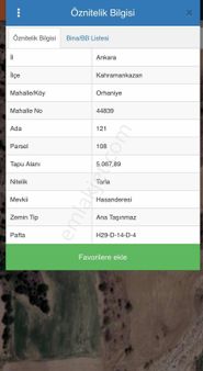 Polat Live Emlak'dan Orhaniye'de Hisseli Tarla