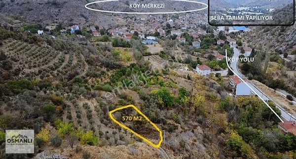 Bilecik'in En Büyük Köyünde 570 M2,%40 İmarlı Ve Manzaralı Arsa