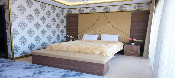 1+1 Kiralık Eşyalık Daire , Hamam , Sauna , Spor Salonlu Sitede