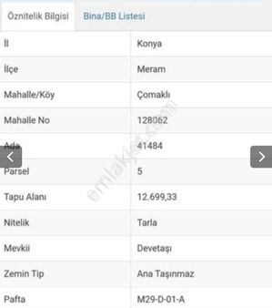 Meram Çomaklı'da 32.150 M² Müstakil Tarla Yatırıma,alsata,uygungundur